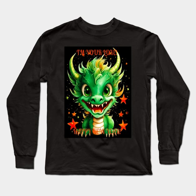 Welcome to the majestic year of the Green Dragon: a spectacular celebration of the Chinese New Year Long Sleeve T-Shirt by umculi